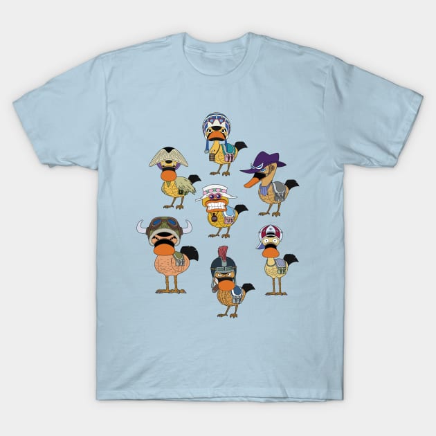 Super Spot-Billed Duck T-Shirt by onepiecechibiproject